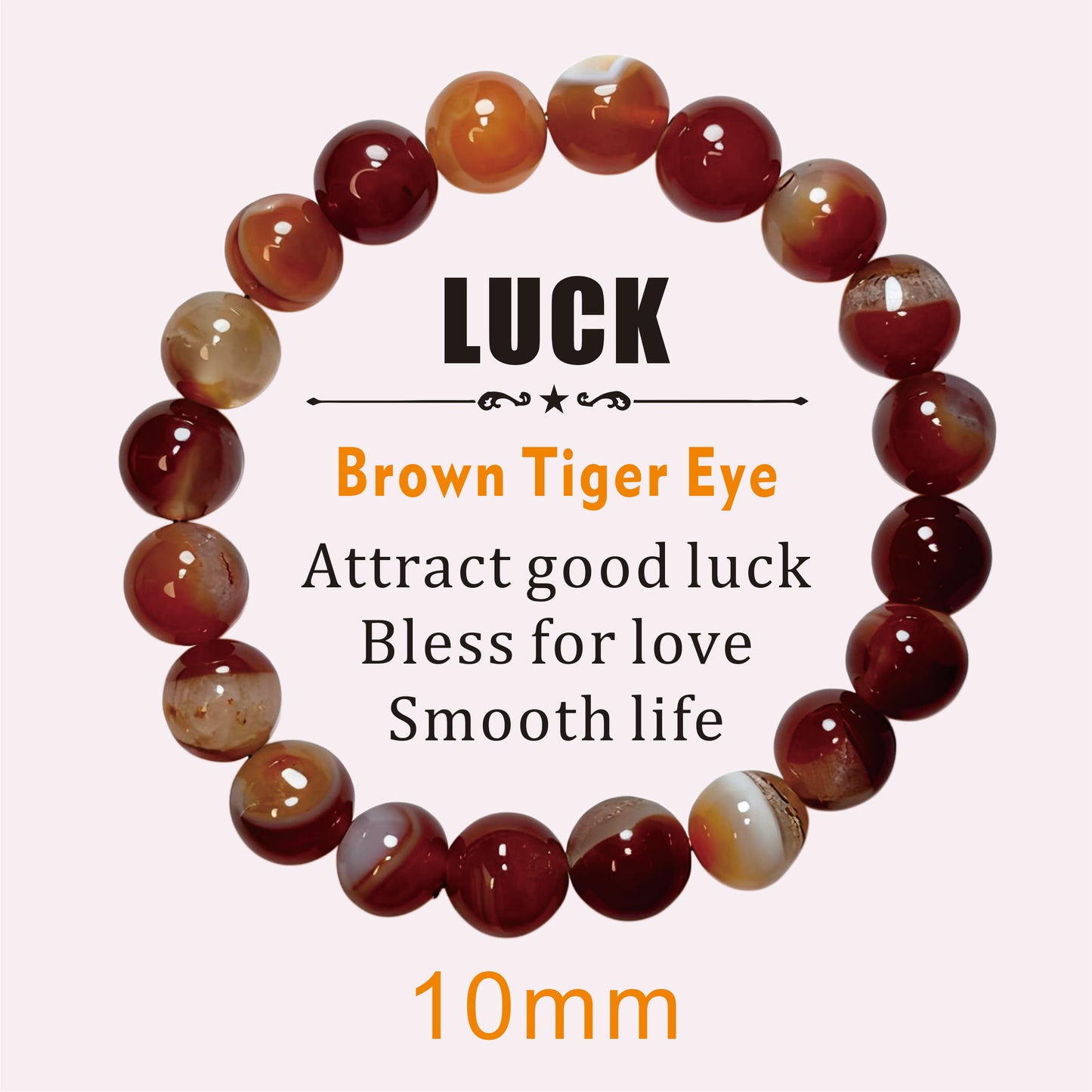 10mm Tiger's Eye Bracelets