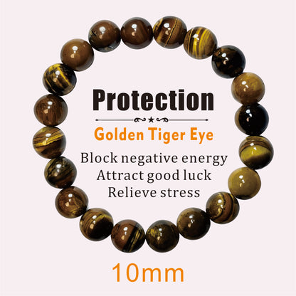 10mm Tiger's Eye Bracelets