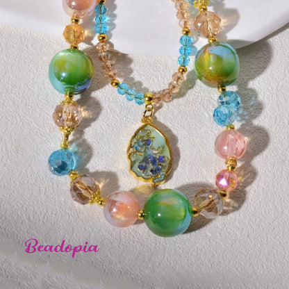 Dun Huang style luxury phone chain, high quality bag chain