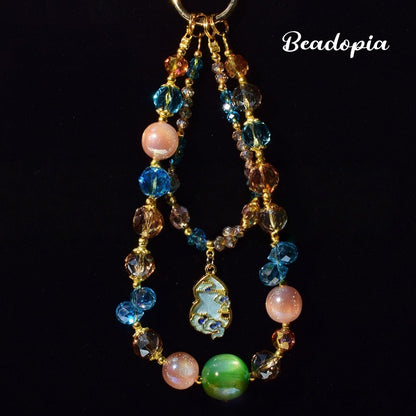 Dun Huang style luxury phone chain, high quality bag chain