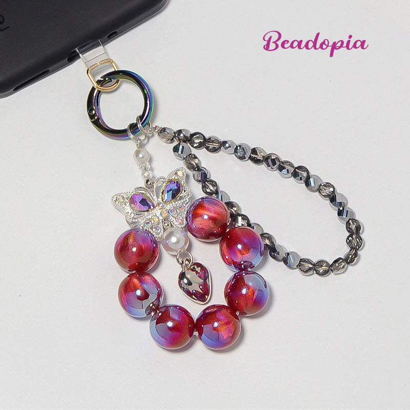 Creative elegant phone chain/bag chain with alloy beads